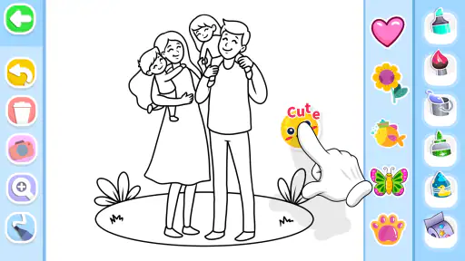 Family Love Coloring Book screenshot 6