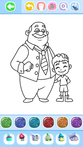 Family Love Coloring Book screenshot 9