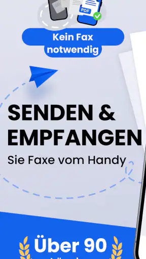 FaxFree: Fax senden vom Handy screenshot 1