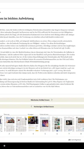 Finanz und Wirtschaft E-Paper screenshot 7