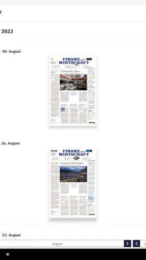 Finanz und Wirtschaft E-Paper screenshot 8