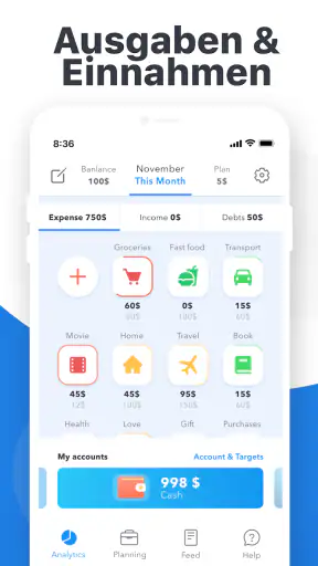 Finanzmanager, Ausgaben & Geld screenshot 1