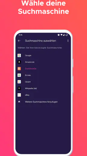 Firefox Klar Browser screenshot 6