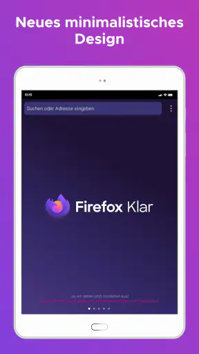 Firefox Klar Browser screenshot 8