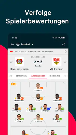 Flashscore: Ergebnisse & News screenshot 4