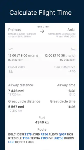 Flight Time Calculator screenshot 8