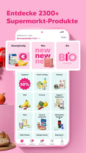 Flink: Lebensmittel in Minuten screenshot 2