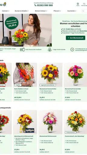 FloraPrima Blumenversand screenshot 9