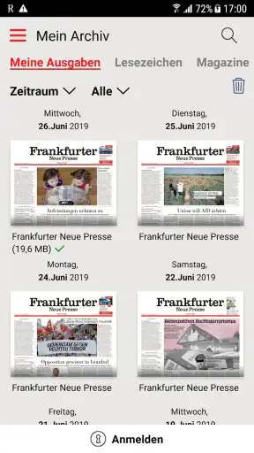 FNP Zeitung screenshot 2