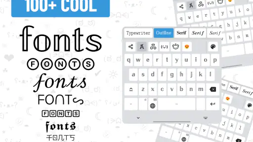 Fonts Keyboard - Schriftarten screenshot