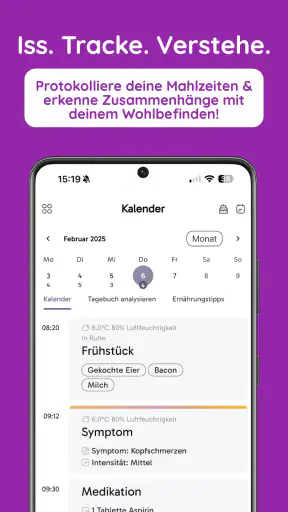 FoodLog: Ernährungstagebuch screenshot 1