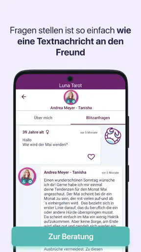 fortunica - Tarot & Wahrsager screenshot 2