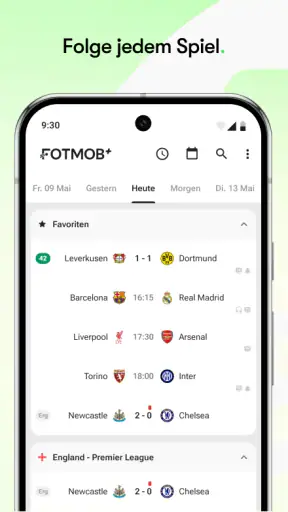 FotMob - Fußball Ergebnisse screenshot 1