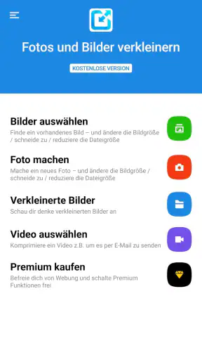 Fotos und Bilder Verkleinern screenshot 1
