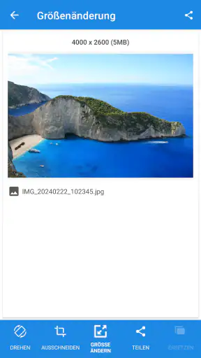 Fotos und Bilder Verkleinern screenshot 2