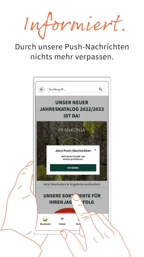 Frankonia - Online-Shop screenshot 1