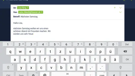 freenet Mail - E-Mail Postfach screenshot 9