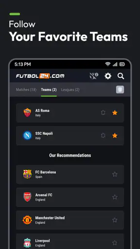 Futbol24 Fußball Livescore App screenshot 2