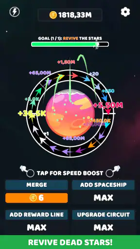 Galactic Merge Idle screenshot 2