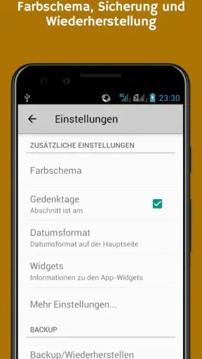 Geburtstage und Ereignisse screenshot 6