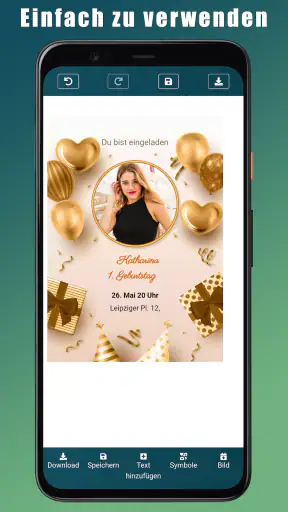 Geburtstagseinladung screenshot 3