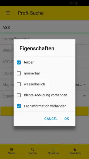 Gelbe Liste Medikamente App screenshot 3