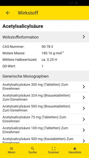 Gelbe Liste Medikamente App screenshot 4