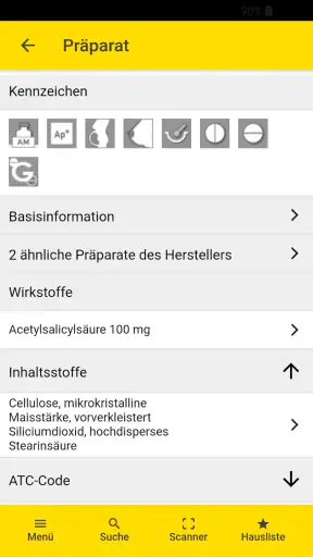 Gelbe Liste Medikamente App screenshot 5