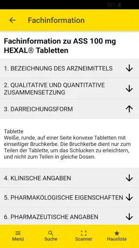 Gelbe Liste Medikamente App screenshot 7