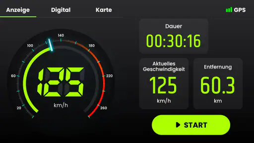 Geschwindigkeitsmesser GPS screenshot 5