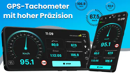 GPS-Tachometer & HUD screenshot 9