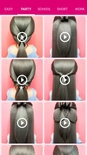 Girls Hairstyle Step By Step screenshot 2