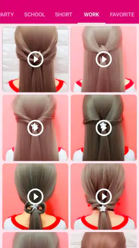 Girls Hairstyle Step By Step screenshot 5