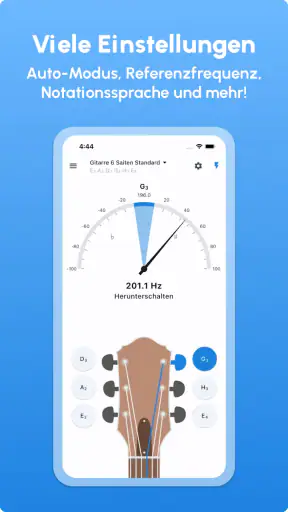 Gitarre Stimmgerät - LikeTones screenshot 4