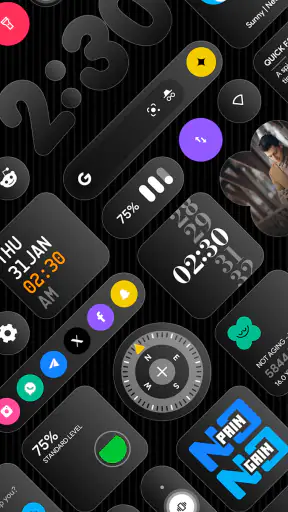 Glass Widgets screenshot 2