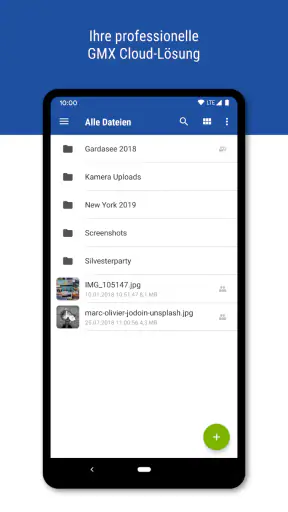 GMX Cloud screenshot 1