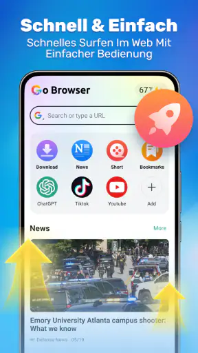 Go Browser - Safe & Fast screenshot 2