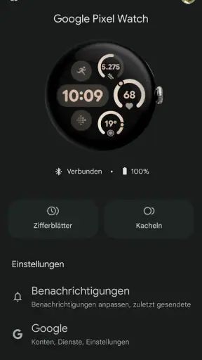 Google Pixel Watch screenshot 2
