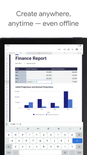Google Sheets screenshot