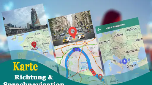 GPS-Navigation: Karte Richtung screenshot 8