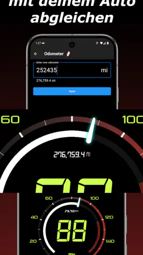 GPS Tacho & Kilometerzähler screenshot 4