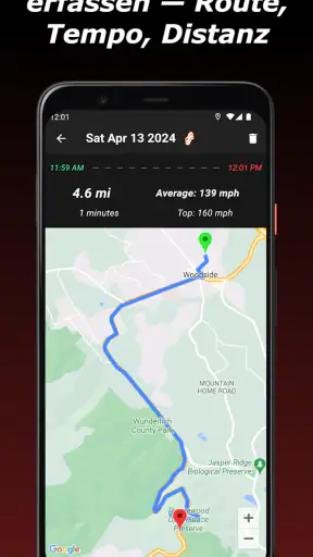 GPS Tacho & Kilometerzähler screenshot 5
