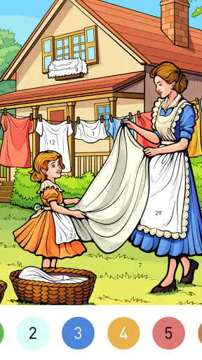 Whimsy Color By Number Game screenshot 12