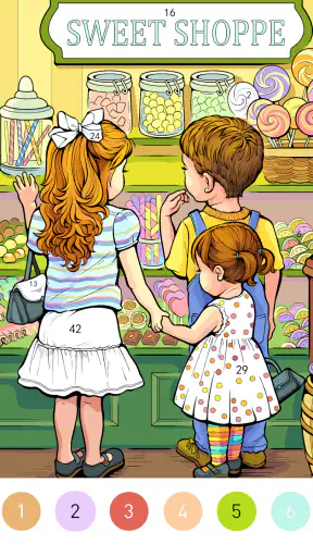 Whimsy Color By Number Game screenshot 4