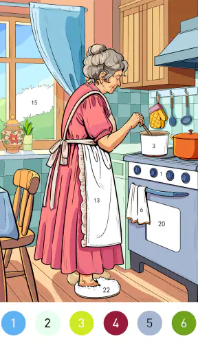 Whimsy Color By Number Game screenshot 5