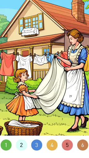 Whimsy Color By Number Game screenshot 6