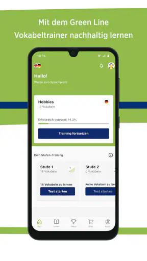 Green Line Vokabeltrainer screenshot 1