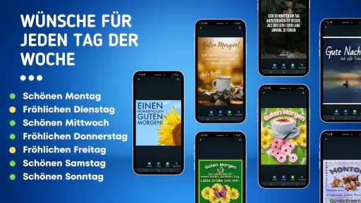 Grüße und Wünsche mit Bildern screenshot 5