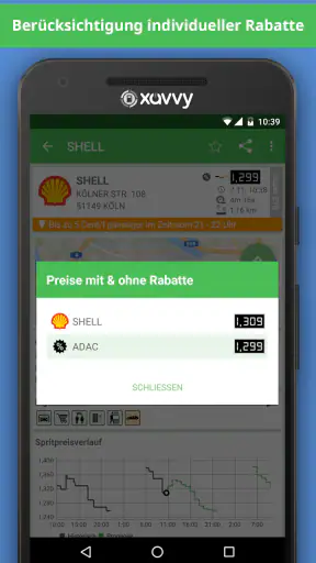 Günstig tanken mit xavvy fuel screenshot 6