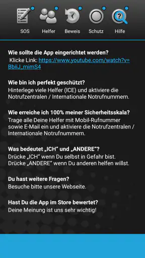 HandHelp™ - Notruf Notfall App screenshot 8